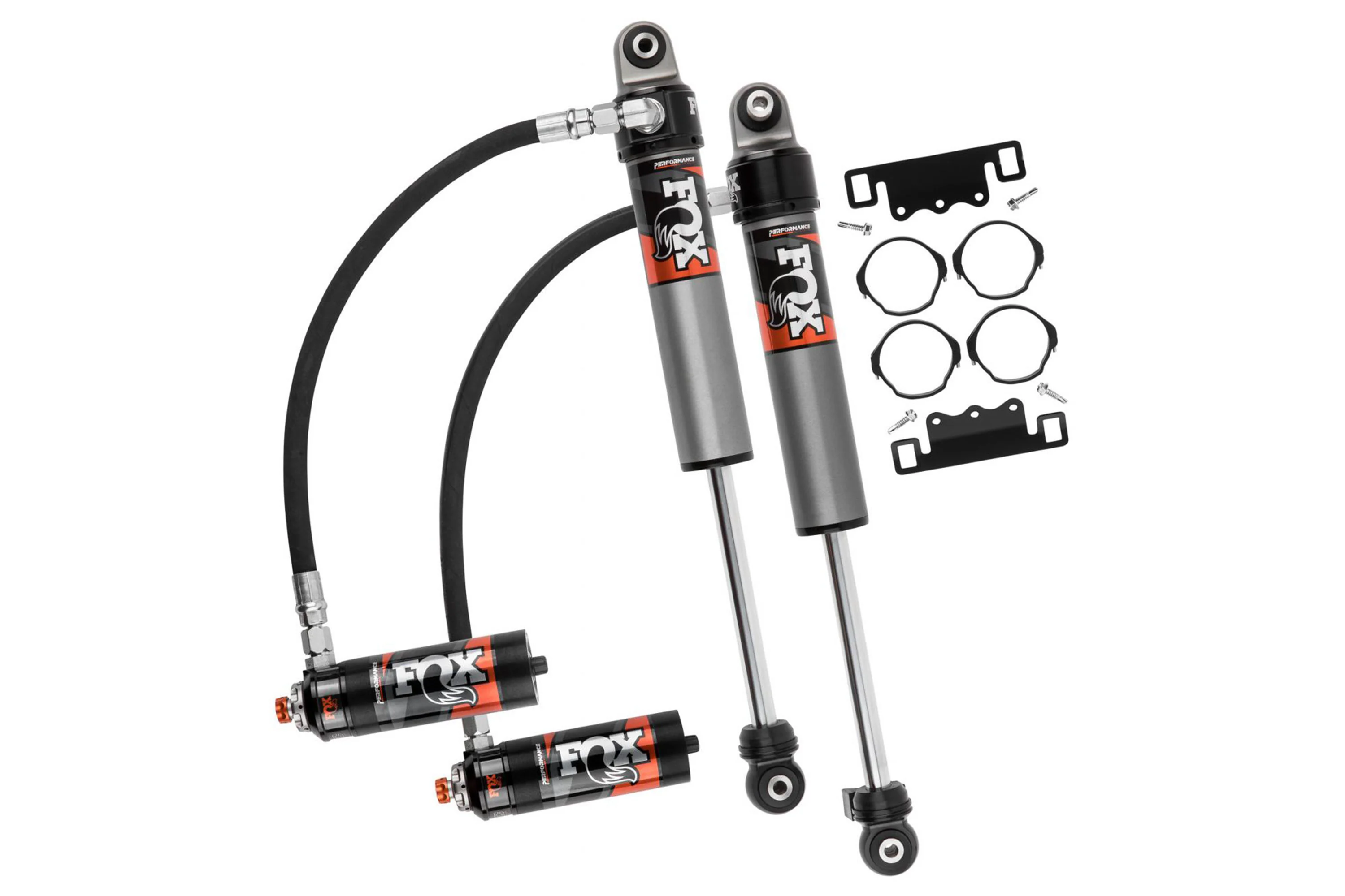 FOX 2.5 Reservoir Front Shocks Adjustable | Performance Elite | 0-1.5 Inch Lift | Wrangler JL (18-26)