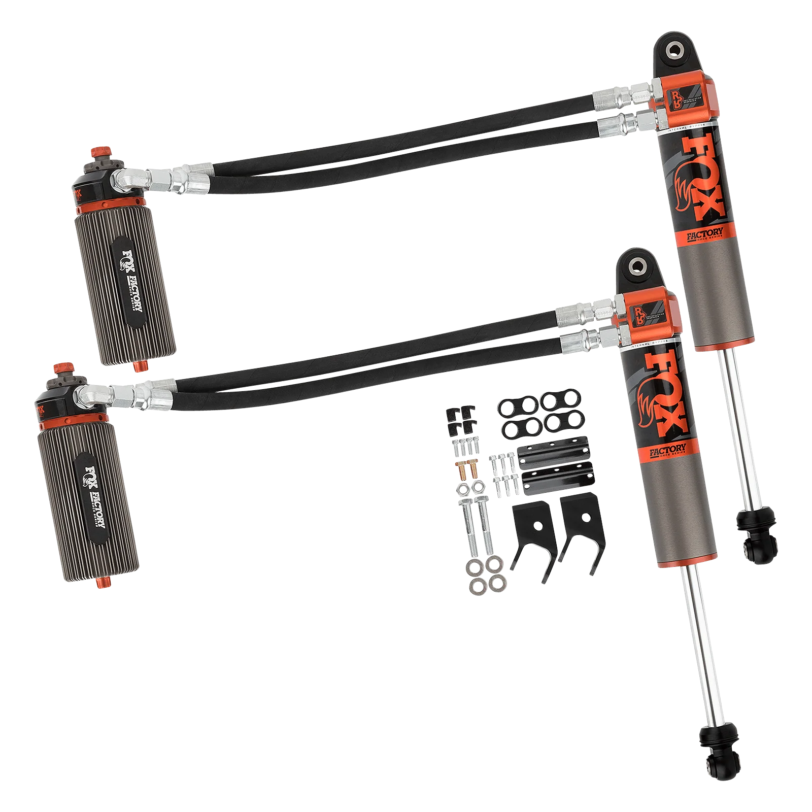 FOX 3.0 Remote Reservoir Front Shocks Adjustable | Factory Race Series Internal Bypass | 3.5-4.5 Lift | Gladiator JT - Image 2