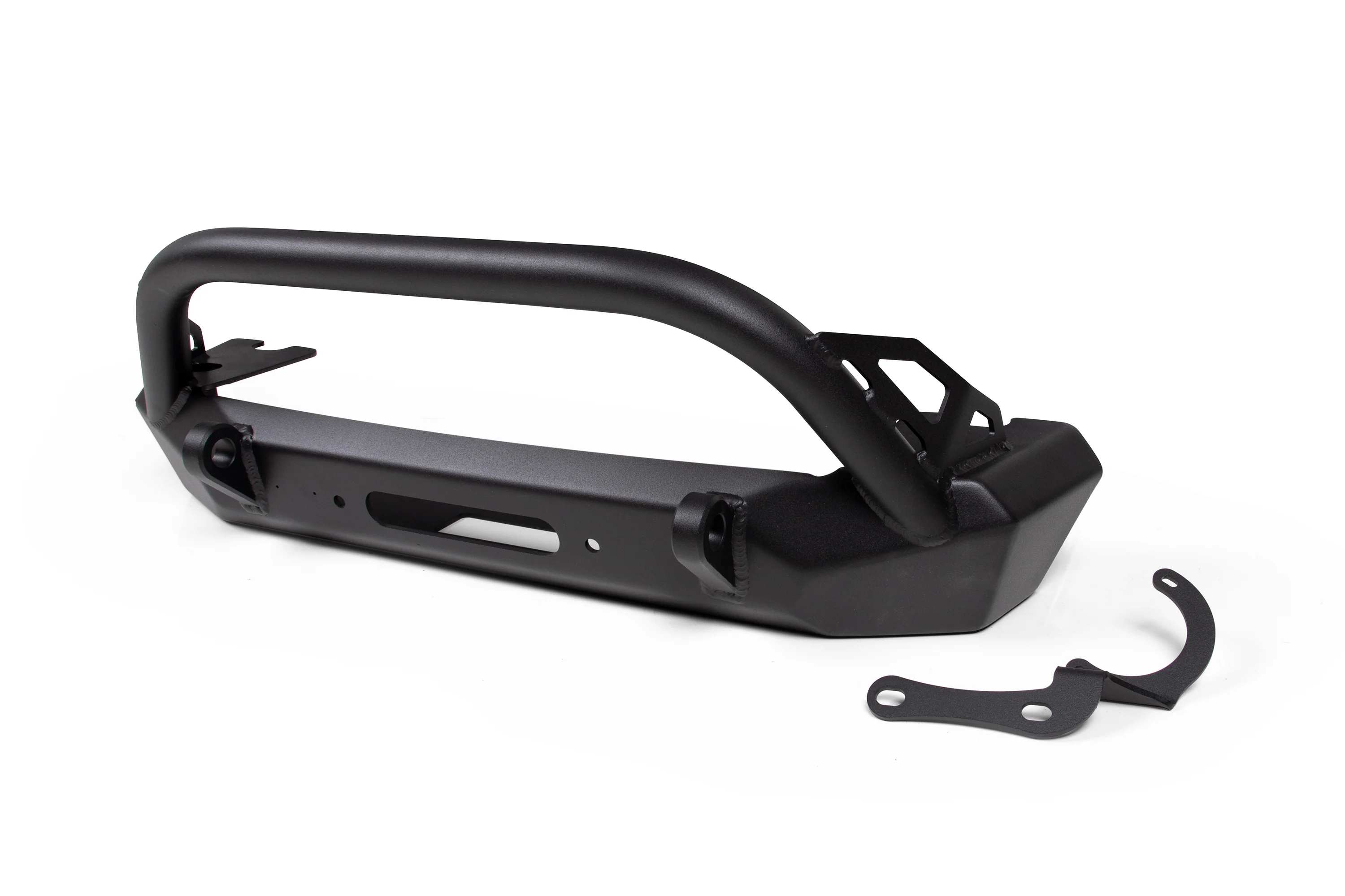 Inferno Front Winch Bumper with Flat Top Bull Bar | Jeep Wrangler JK - Image 3