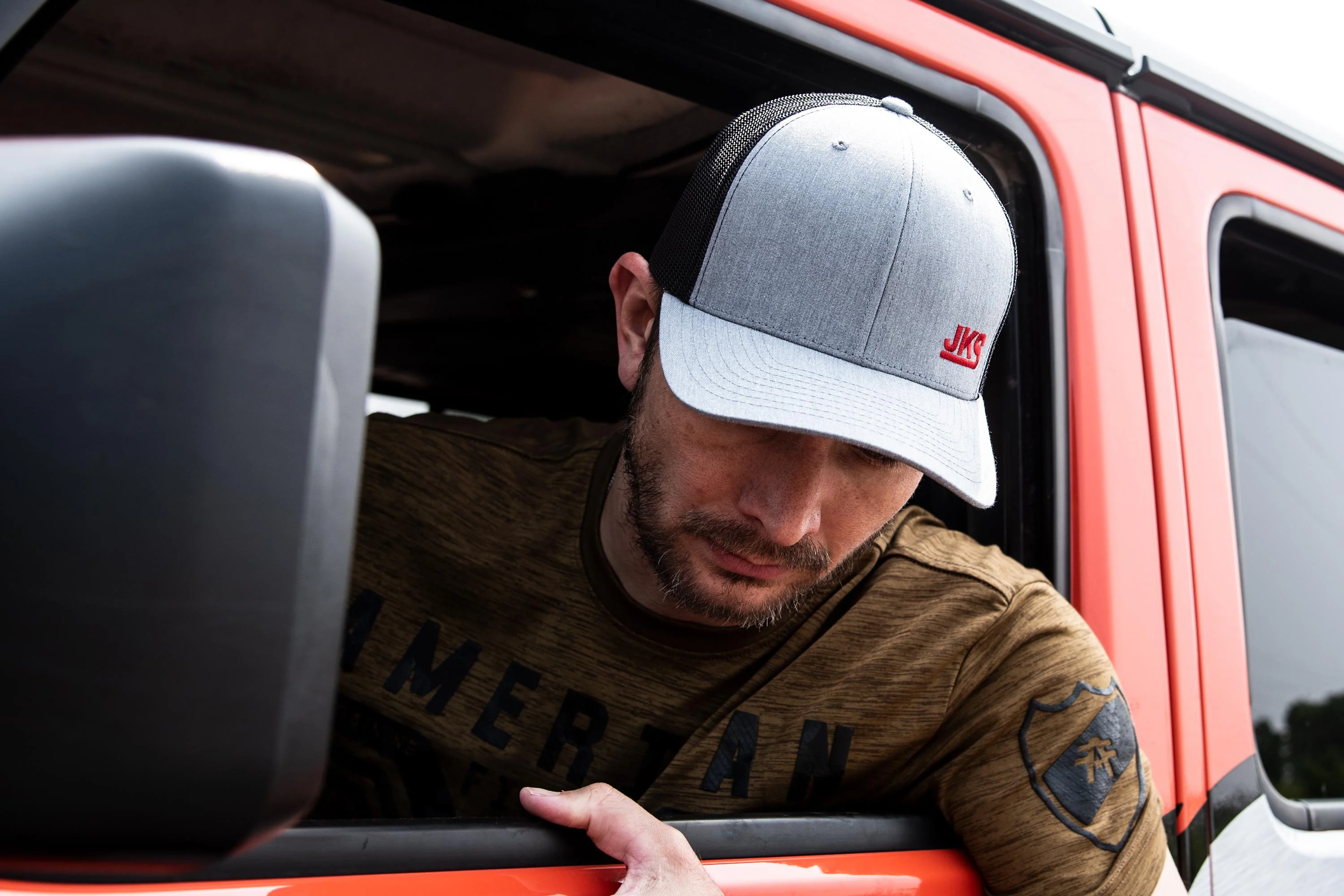 JKS Snapback Hat - Gray - Image 3
