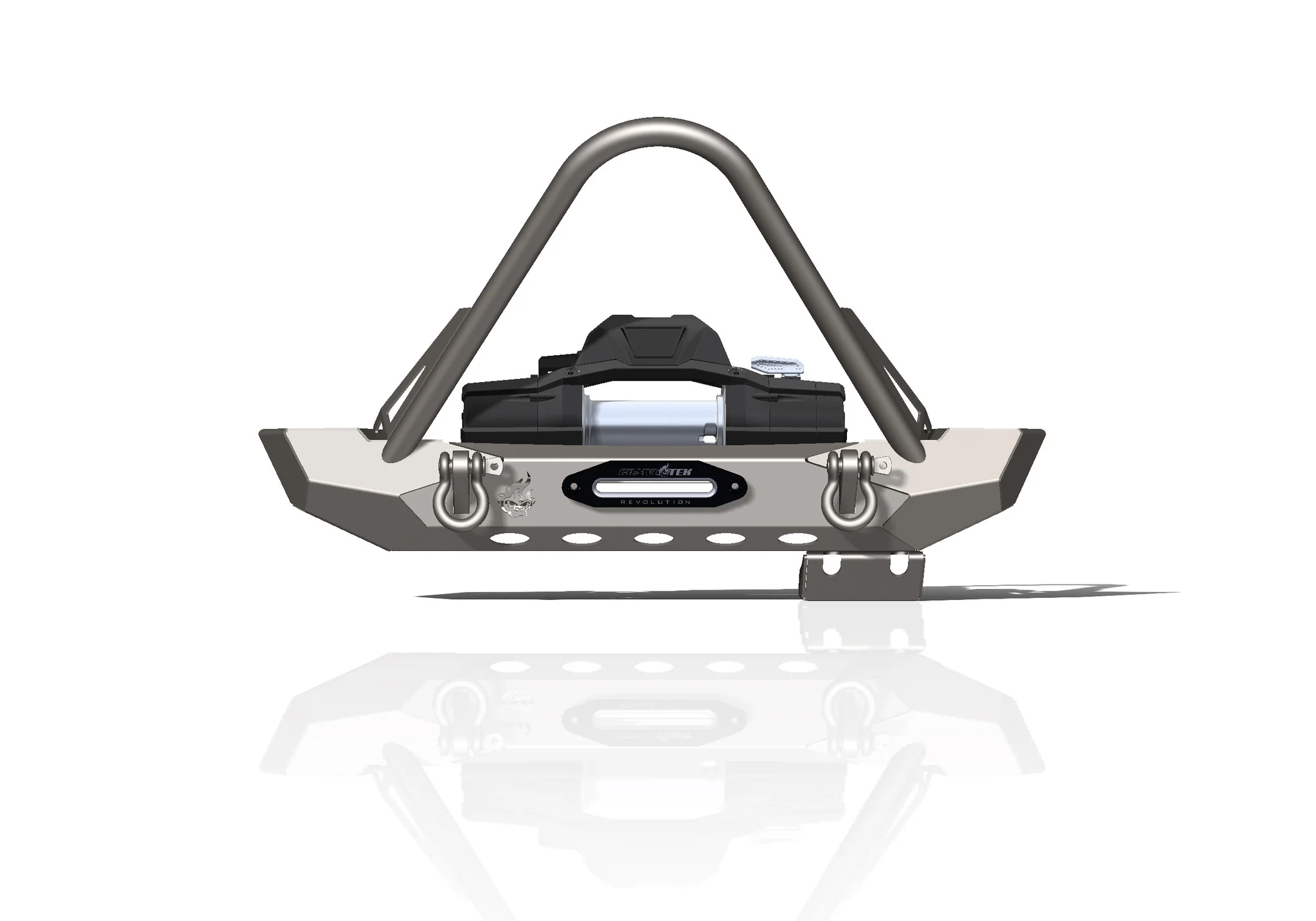 Pyro Mid-Width Front Bumper w/ Stinger | Jeep Wrangler CJ/YJ/TJ - Image 3