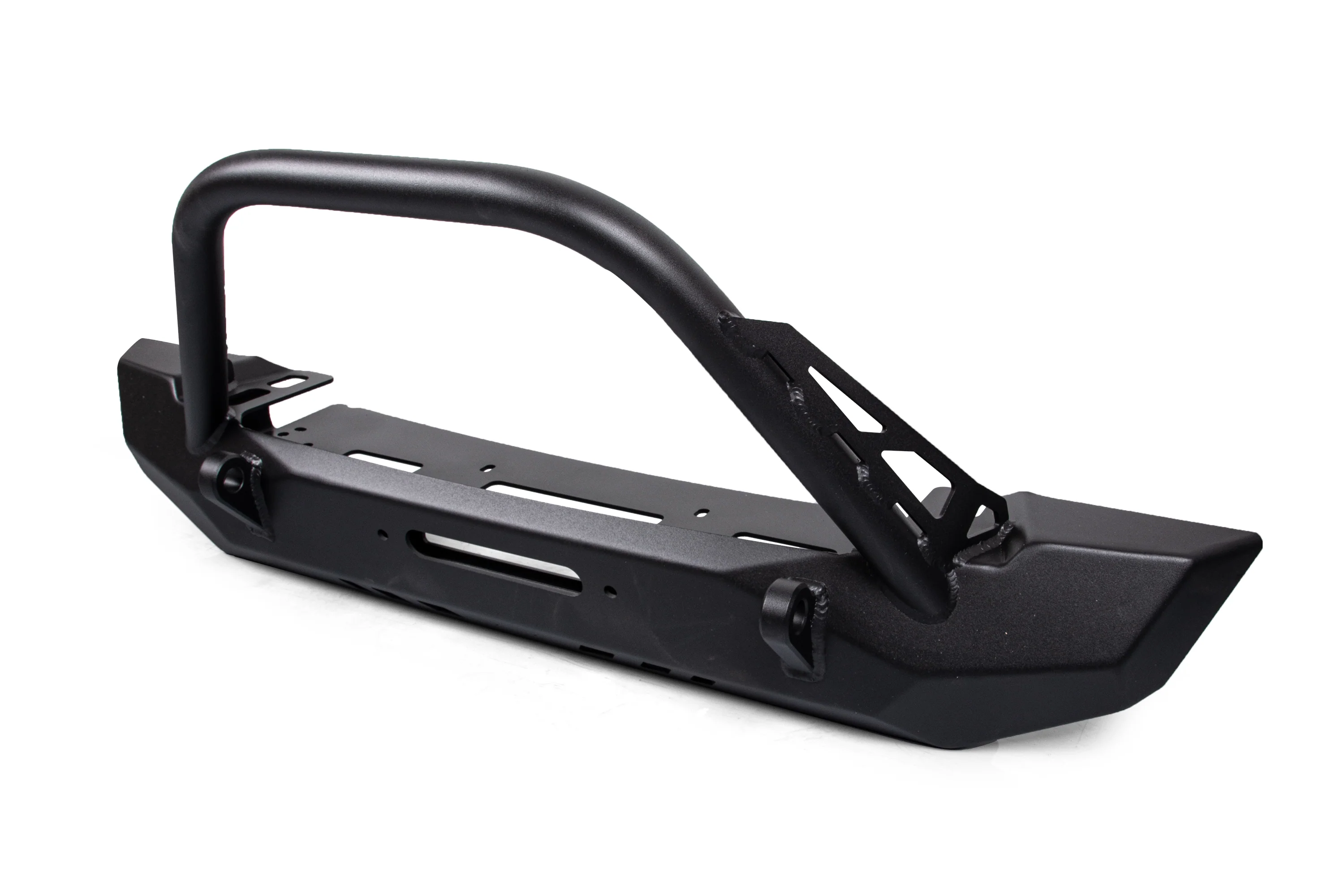 Pyro Mid-Width Front Bumper with Flat Top Stinger | Jeep Wrangler CJ/YJ/TJ - Image 2