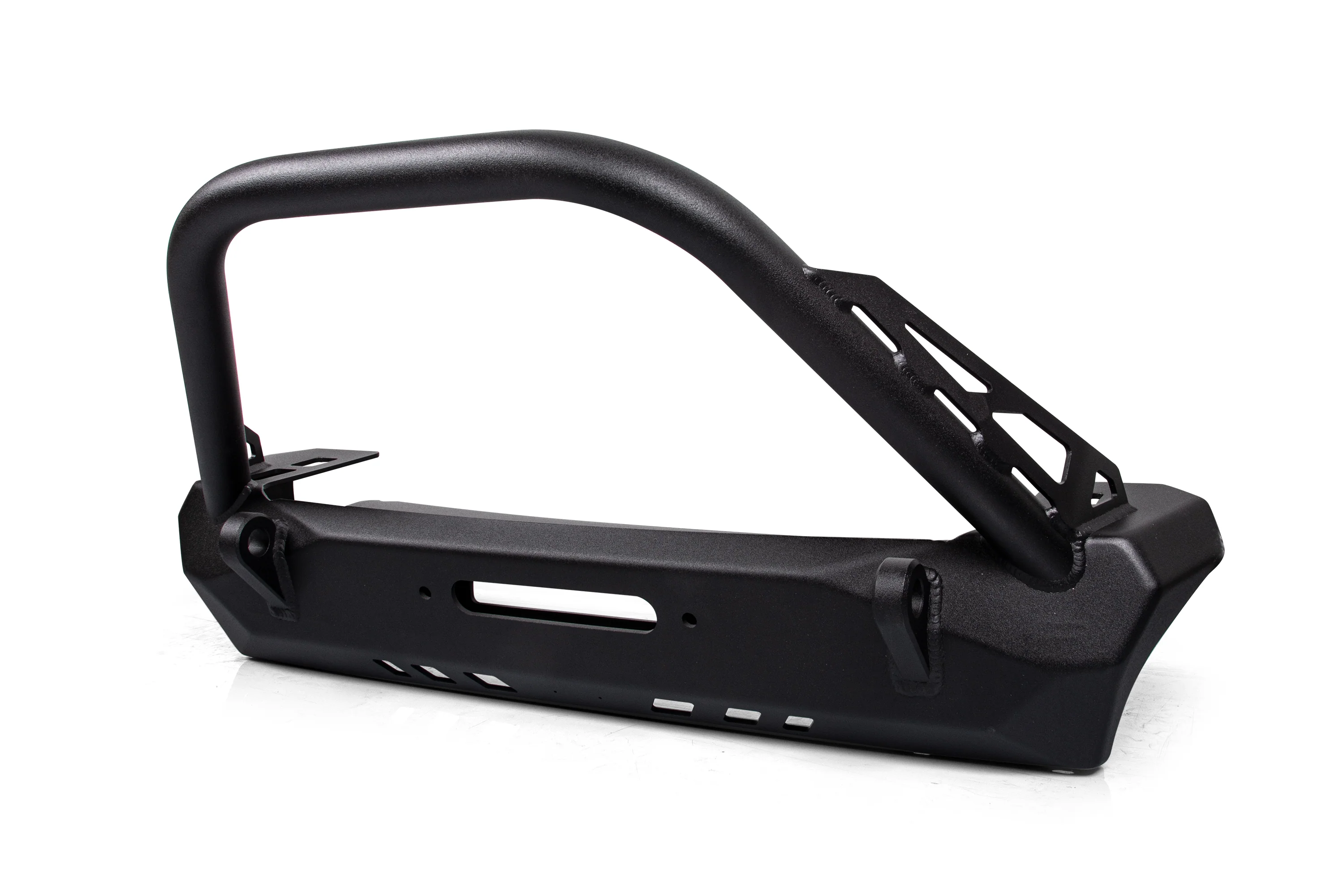 Pyro Stubby Front Bumper with Flat Top Stinger | Jeep Wrangler CJ/YJ/TJ - Image 2